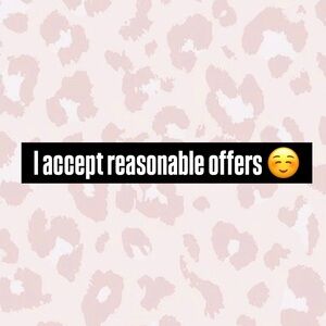 Send offers 🥰!